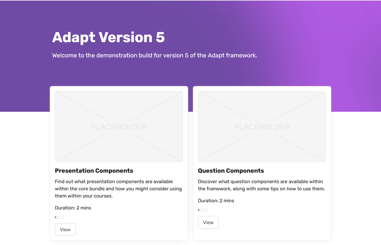 New Adapt Framework / Authoring Tool Theme